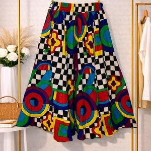 Colorful Geometric Women's Skirt